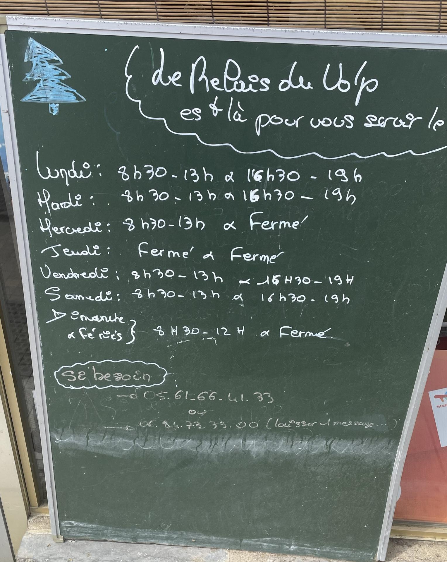 Horaires epicerie merigon jpeg